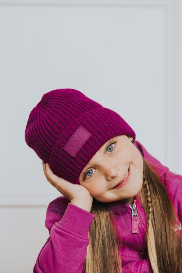 TUQUE SPENCER (ENFANT) - FRAMBOISE - WILL&YOU