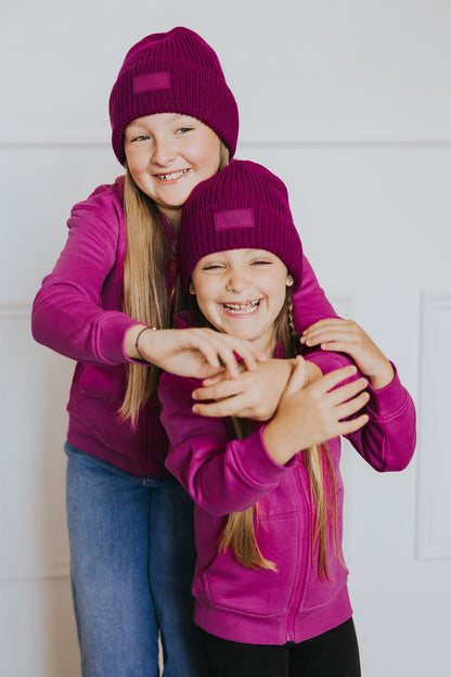 TUQUE SPENCER (ENFANT) - FRAMBOISE - WILL&YOU