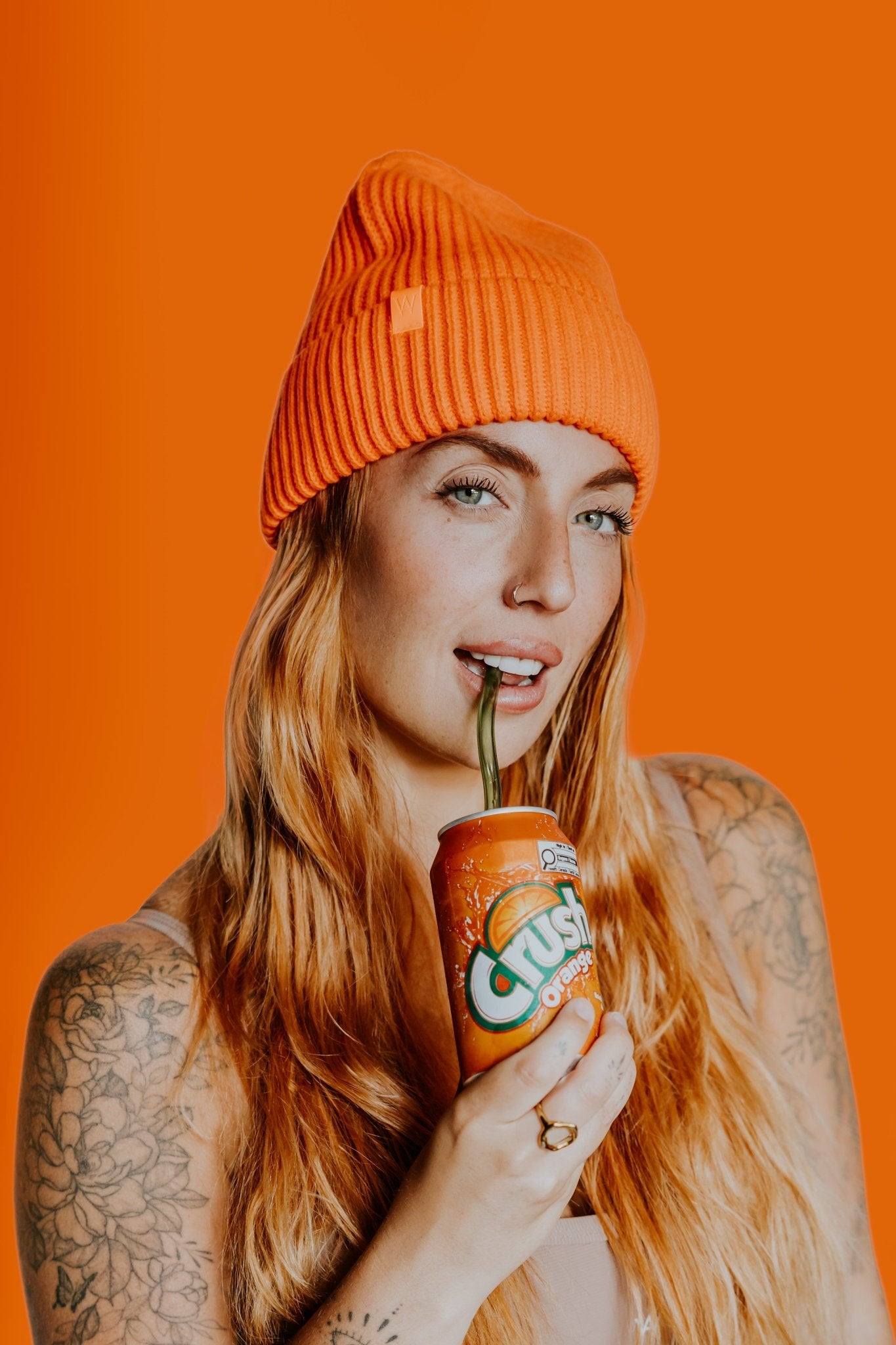 TUQUE SPENCER -ORANGEADE - WILL&YOU