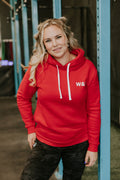 HOODIE SPORT VALÉRIE (ADULTE) -ROUGE-