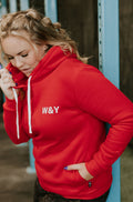 HOODIE SPORT VALÉRIE (ADULTE) -ROUGE-