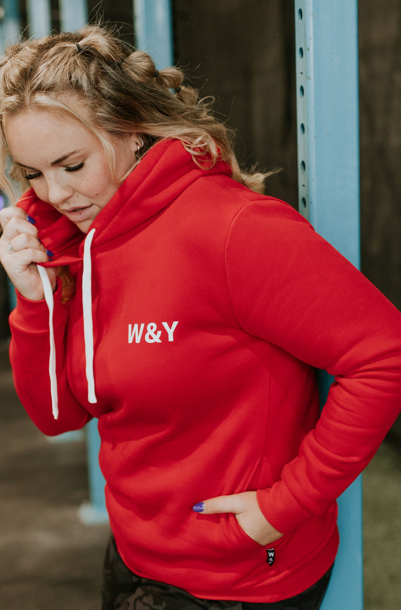 HOODIE SPORT VALÉRIE (ADULTE) -ROUGE-