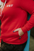 HOODIE SPORT VALÉRIE (ADULTE) -ROUGE-