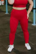 LEGGING SPORT ROXANNE -ROUGE-