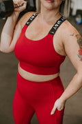 LEGGING SPORT ROXANNE -ROUGE-