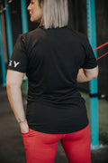T-SHIRT SPORT LIZ -NOIR- "LÉGER DÉFAUT"