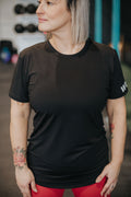 T-SHIRT SPORT LIZ -NOIR- "LÉGER DÉFAUT"