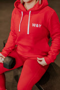 HOODIE SPORT VALÉRIE (ADULTE) -ROUGE-