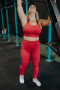 LEGGING SPORT ROXANNE -ROUGE-