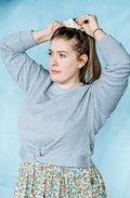 CROP TOP JULIA (ADULTE) -GRIS-