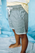 SHORT DENIM MORGAN -GRIS-