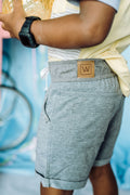 SHORT DENIM MORGAN -GRIS-