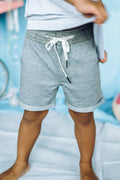 SHORT DENIM MORGAN -GRIS-