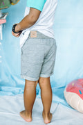 SHORT DENIM MORGAN -GRIS-