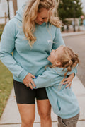 HOODIE MAINE (ENFANT) -BLEU OCÉAN-