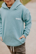 HOODIE MAINE (ENFANT) -BLEU OCÉAN-