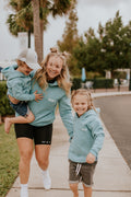 HOODIE MAINE (ENFANT) -BLEU OCÉAN-