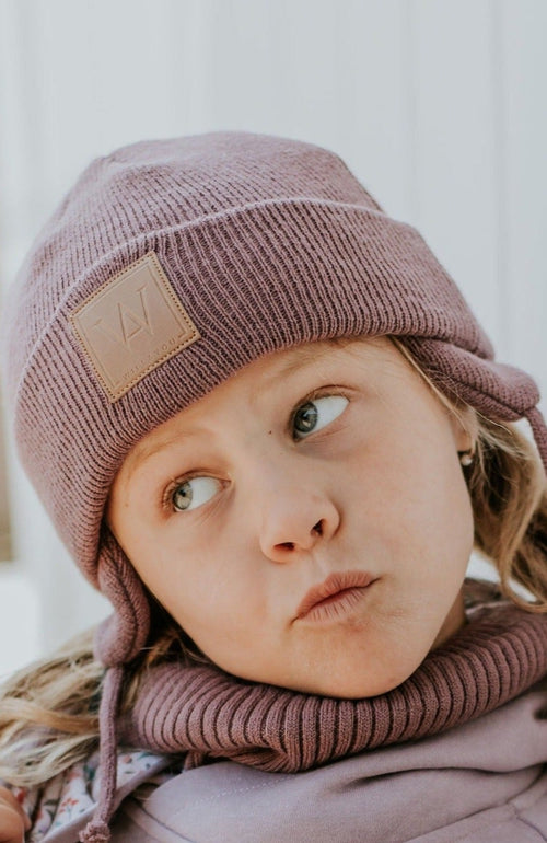 TUQUE MIX & MATCH -MAUVE CENDRÉ-